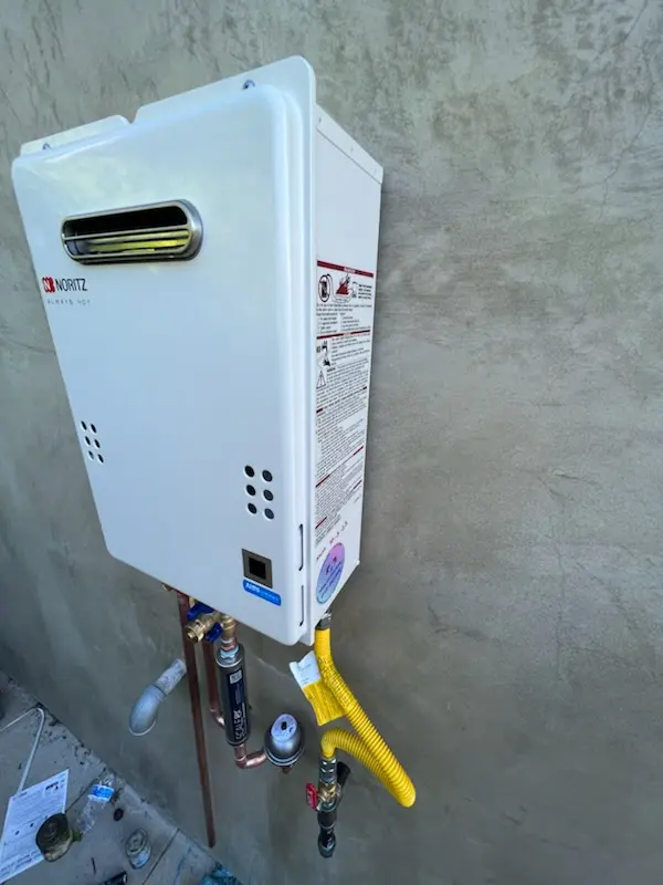 Tankless water heater installation for Whitney Heights homes
